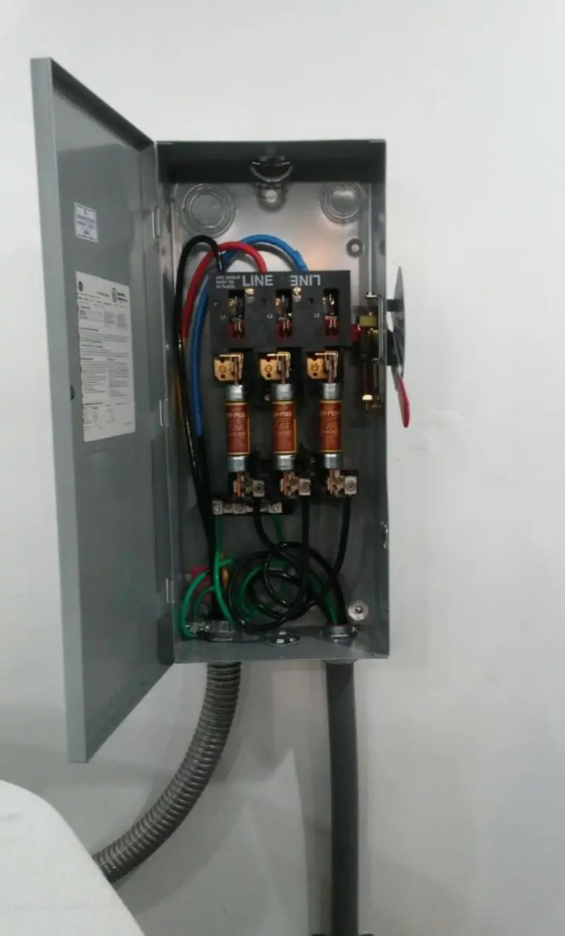 Three-phase disconnect switch installed for Electrical Wiring & Rewiring in Reedsburg